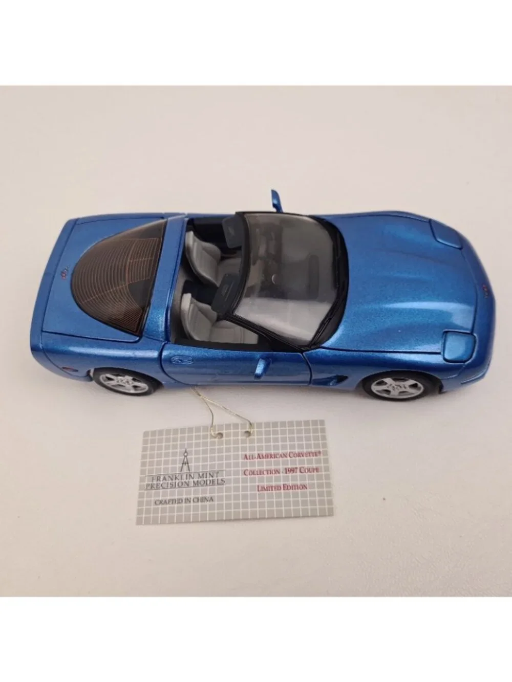 Franklin Mint 1:24 Diecast The Limited Edition All American Corvette #0065